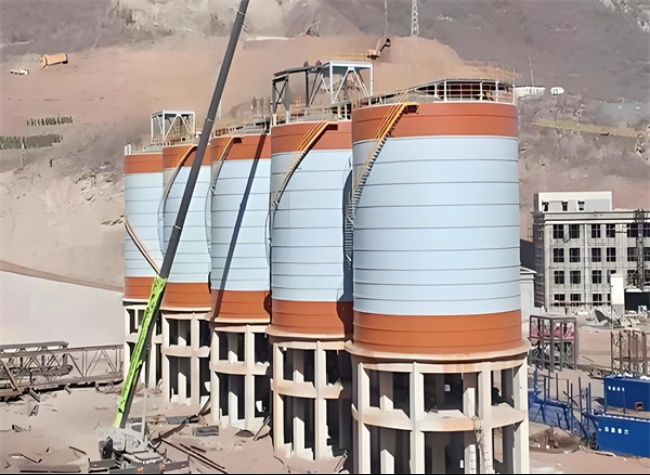 武山高架钢板仓